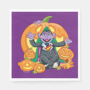 Count von Count Halloween Pumpkins Pappersservett