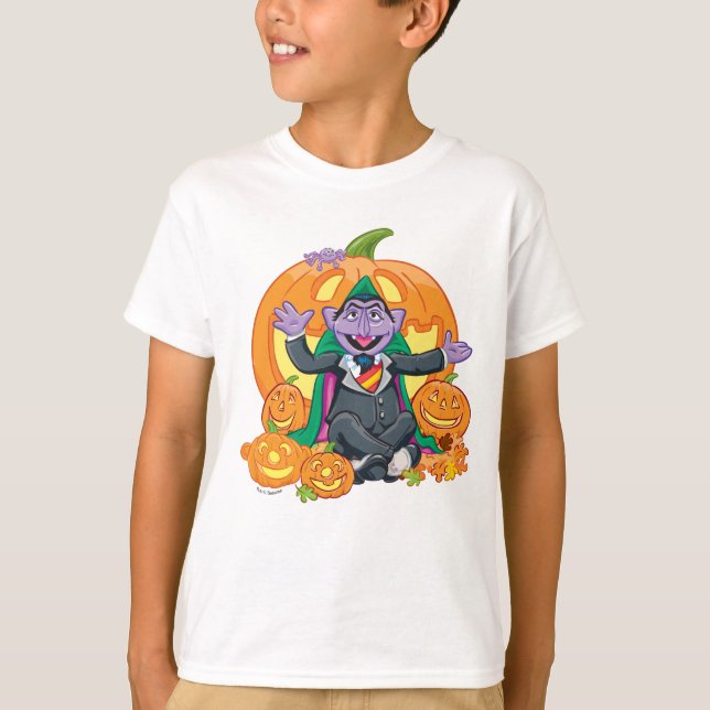 Count von Count | Halloween Pumpkins T Shirt (Framsida)