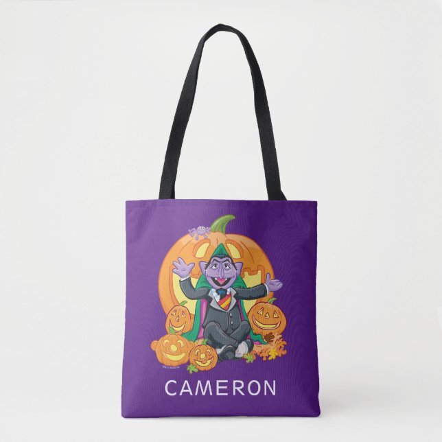 Count von Count | Halloween Pumpkins Tygkasse (Framsida)