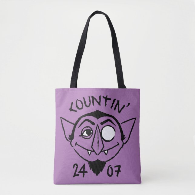 Count von Count Skate Logo - Countin' 24/7 Tygkasse (Framsida)