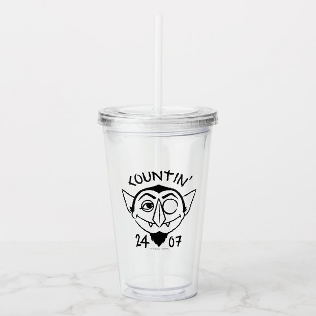 Count von Count Skate Logotyp - Countin' 24/7 Take Away Mugg (Framsida)
