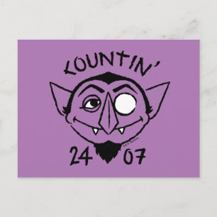Count von Count Skate Logotyp - Countin' 24/7 Vykort
