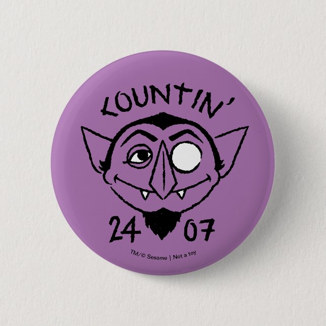 Count von Count Skate-logotyp - Räkna 24/7 Knapp (Framsida)