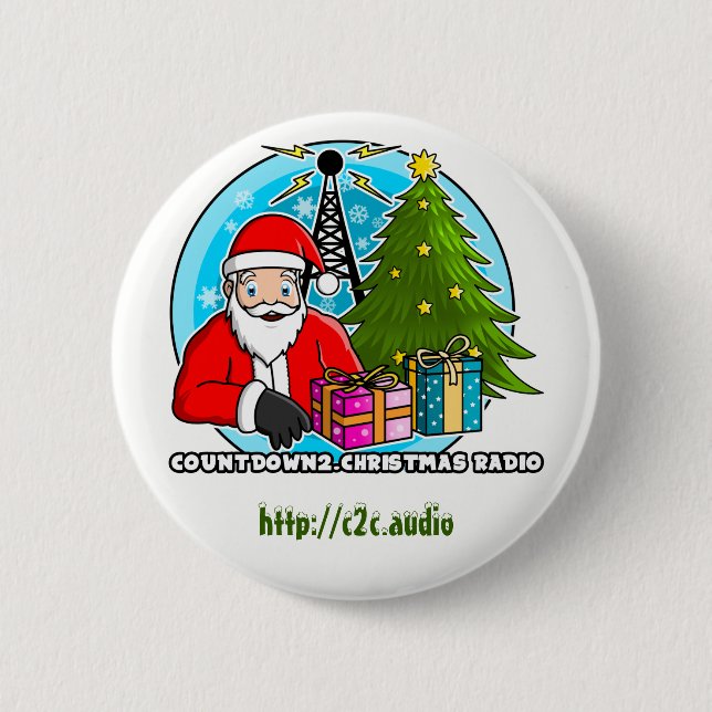 Countdown2.Christmas radiosände rundan knäppas Knapp (Framsida)