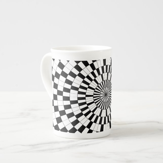Counter Spiral av Kenneth Yoncich Benporslin Mugg (Framsida vänster)