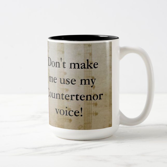 Countertenorkopp Två-Tonad Mugg (Höger)