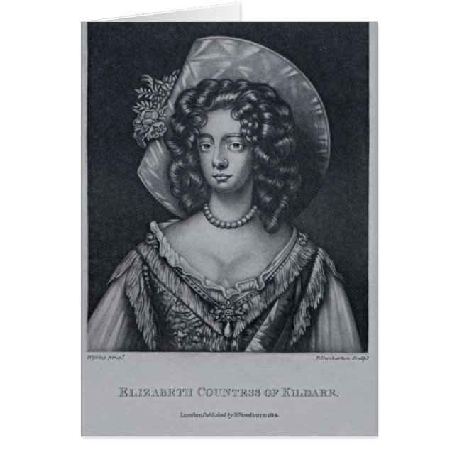 Countess av Kildare Hälsningskort (Framsidan)