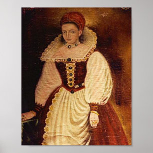 Countess Elizabeth Bathory Porträtt Poster