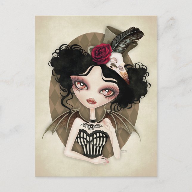 Countess Nocturne-vykort Vykort (Framsida)