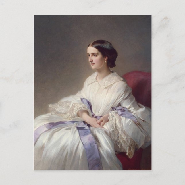 Countess Olga Shuvalova, 1858 Vykort (Framsida)