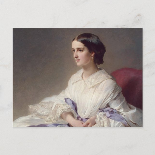 Countess Olga Shuvalova, 1858 Vykort (Framsida)