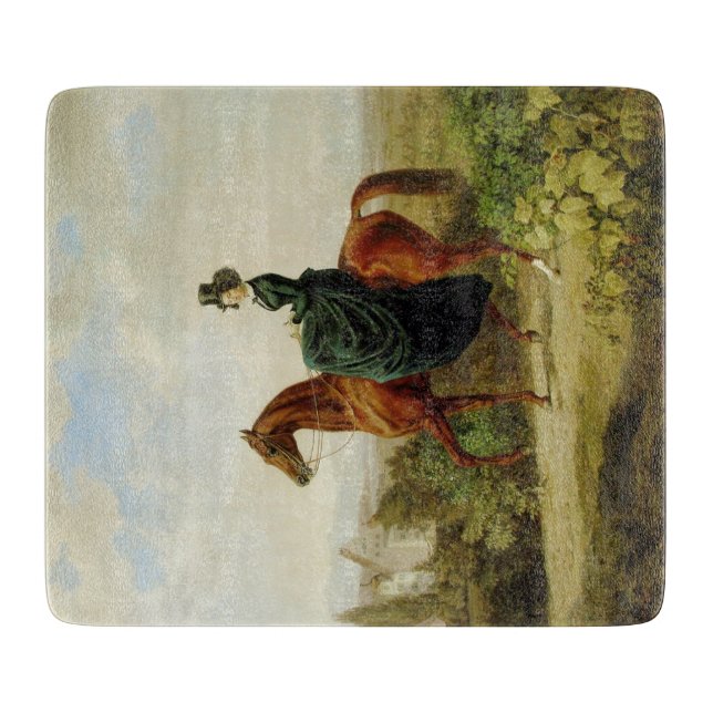 Countess on Horseback (Elegant Brown Horse) (Framsidan)