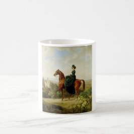 Countess on Horseback (Elegant Brown Horse) Kaffemugg