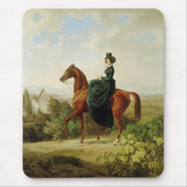 Countess on Horseback (Elegant Brown Horse) Musmatta
