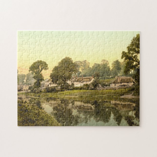 Countess Weir, Exeter, Devon, England Pussel (Horisontell)