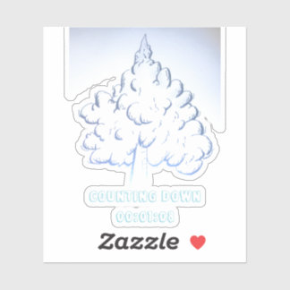 Counting Down  00:01:08 Klistermärken