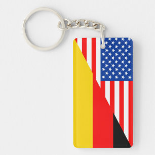 countr för United States Amerika tyskland halv Nyckelring