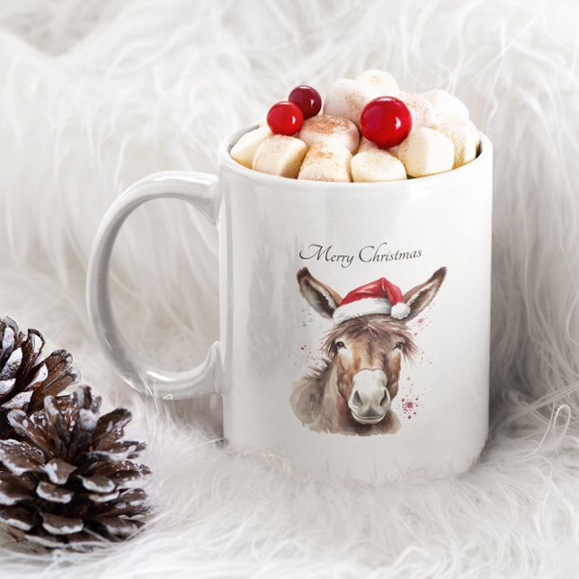 Country Åsna Julkaffe Humor Mugg (Skapare uppladdad)