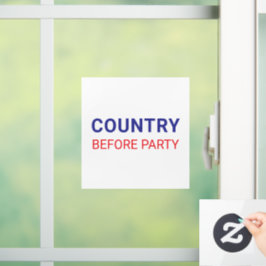 Country Before Party Political 