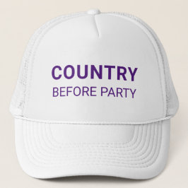 Country Before Party Political Keps