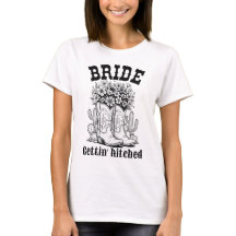 Country Bride som gifter sig T-shirt