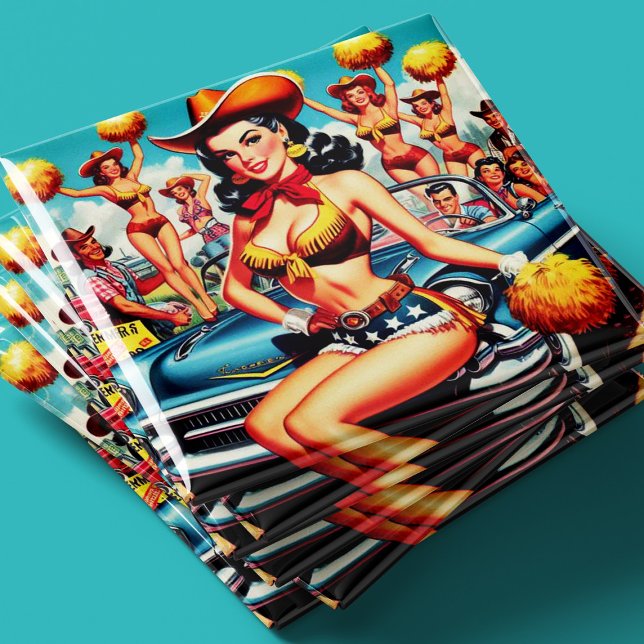 Country Cheerleader Pinuppa Magnet (Skapare uppladdad)