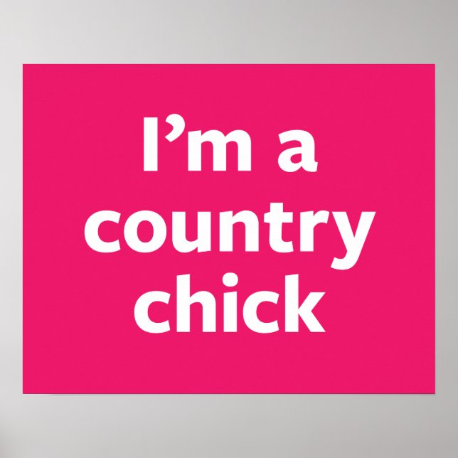 Country Chick Poster (Framsidan)