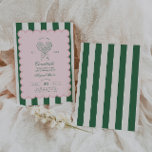 Country Club Court Side Racquet Tennis Birthday Inbjudningar<br><div class="desc">Serve up a stylish celebration with our Courtside Tennis Birthday Invitation,  inspired by classic country club aesthetics and simple tennis charm. This design is perfect for tennis lovers of any age,  from kids’ birthdays to milestone celebrations,  bachelorettes and so much more.</div>