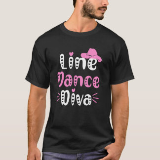 Country Dance Flickor Western Cowgirl Stövlar Kvin T Shirt