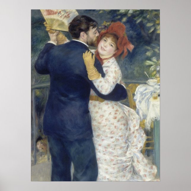 Country Dance - Renoir Impressionist Painting Poster (Framsidan)