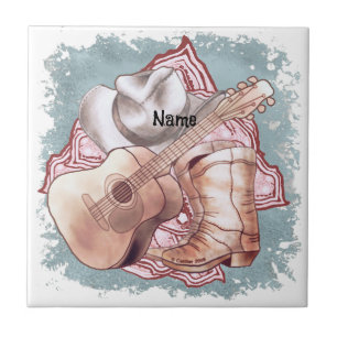 Country Gitarr Kakelplatta