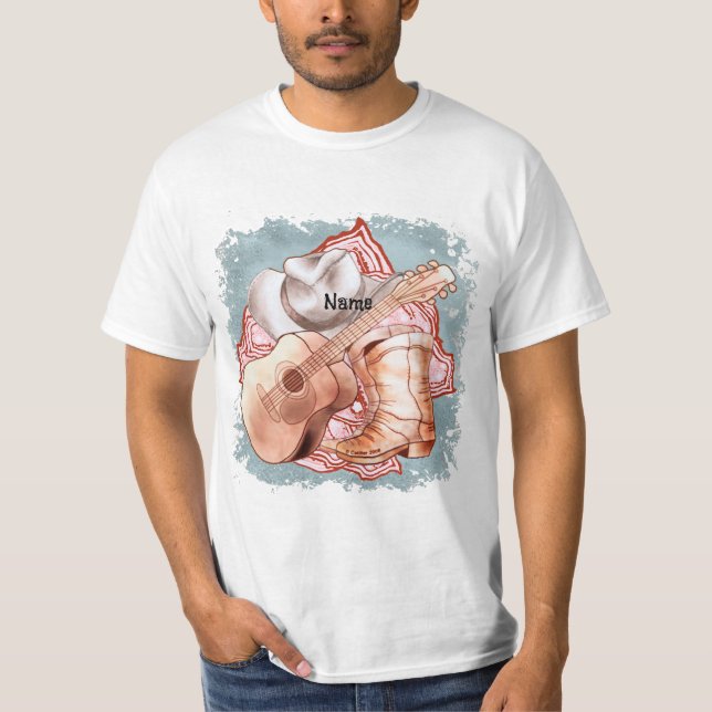 Country Gitarr T-Shirt (Framsida)