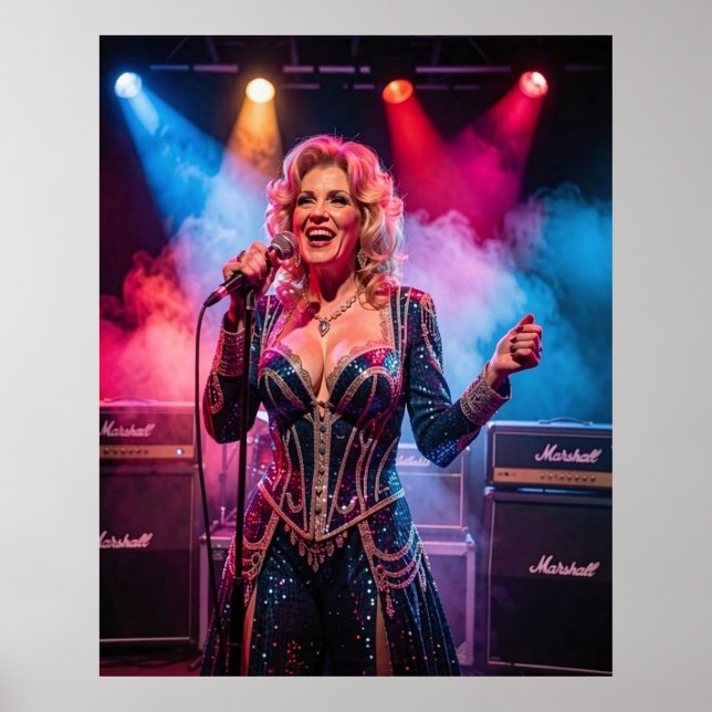 Country Glamour Under Stegljus Affisch (Framsidan)