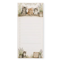 Country Kitten Inköpslista block