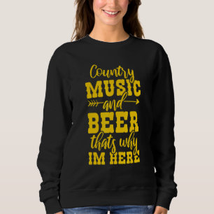 Country Music Och Öl Det Är Varför Jag Är Här T Shirt