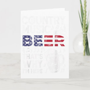 Country Music Öl Det är därför jag är här Usa Amer Kort