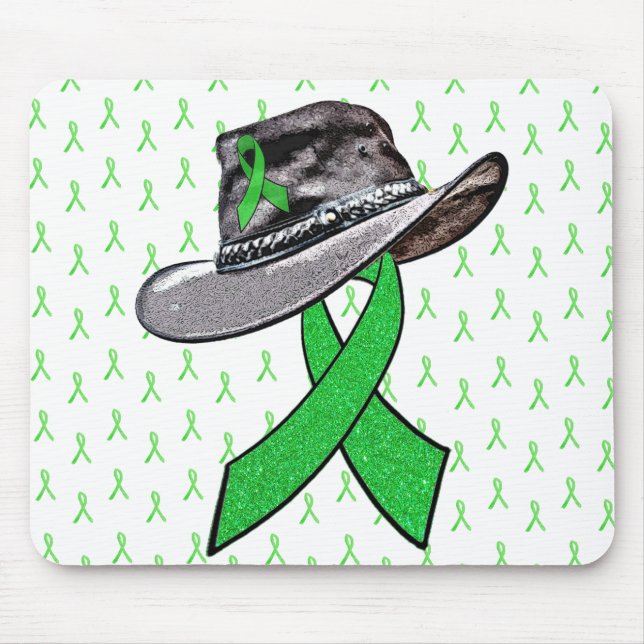 Country och Western Cowboy Hat Lyme Musmattor (Framsidan)
