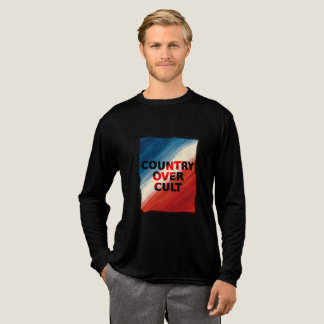 Country Over Cult – Patriotic Paint Streaks T Shirt