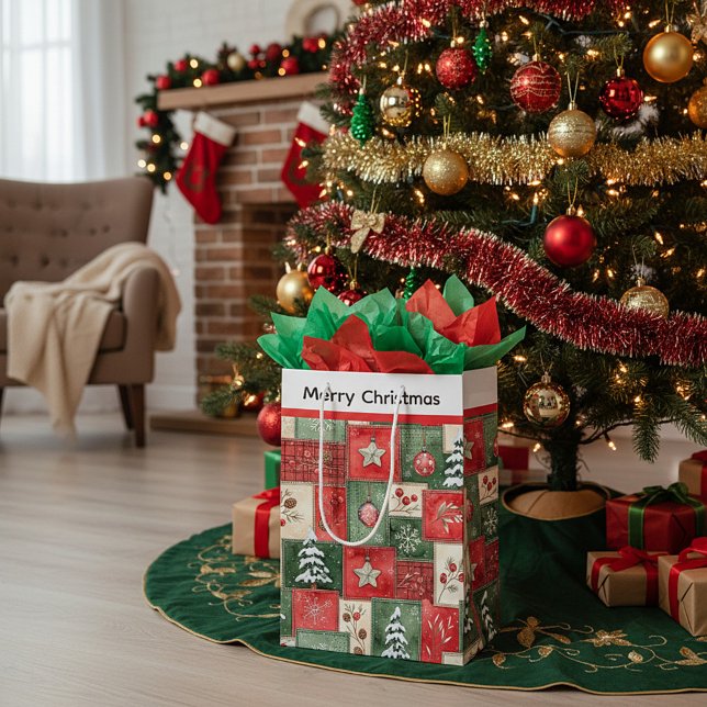 Country patchwork christmas pattern (Skapare uppladdad)