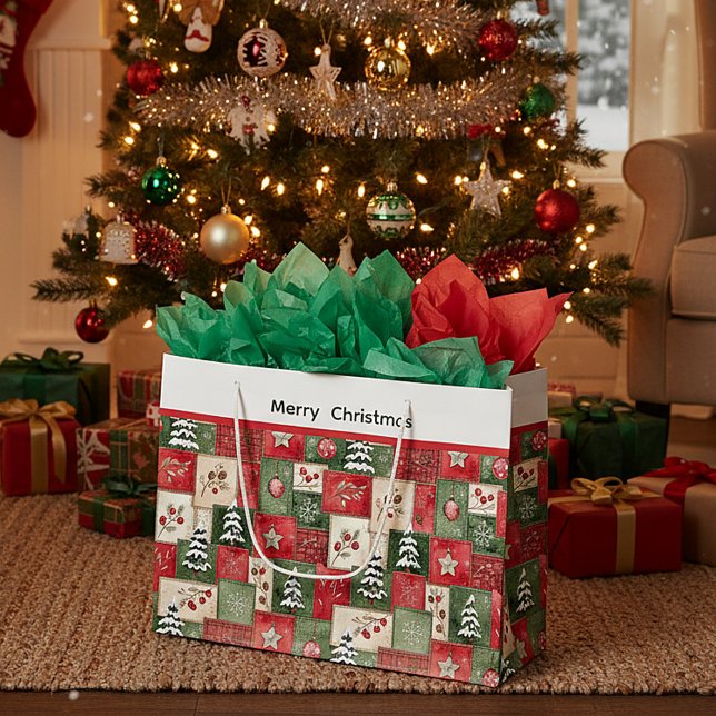 Country patchwork christmas pattern (Skapare uppladdad)