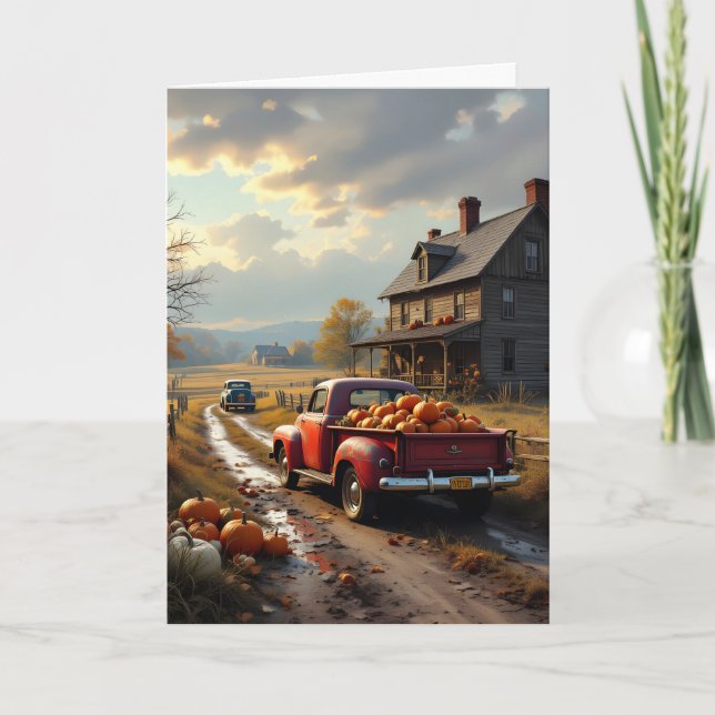 Country thanksgiving kort (Framsida)
