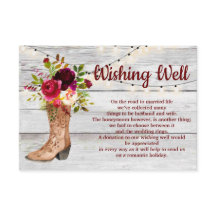 Country Western Boot Boho Rustik Brunn