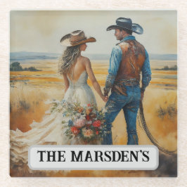 Country Western Bröllop Watercolor