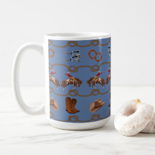 Country Western Cowboy  Kaffemugg