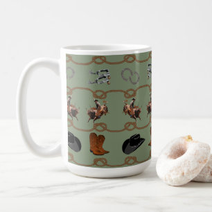 Country Western Cowboy  Kaffemugg