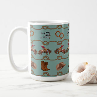 Country Western Cowboy Kaffemugg