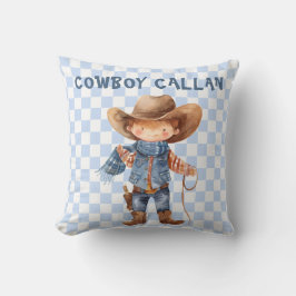 Country Western Cowboy Throw Pillow Kudde
