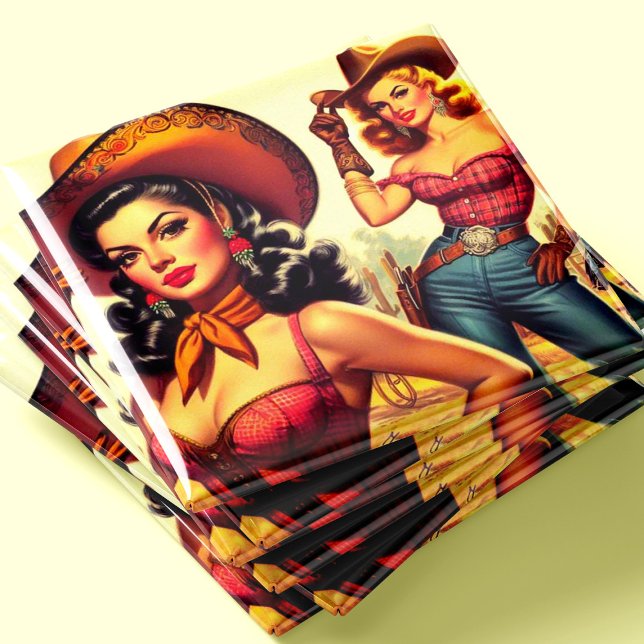 Country Western Pinuppa Magnet (Skapare uppladdad)