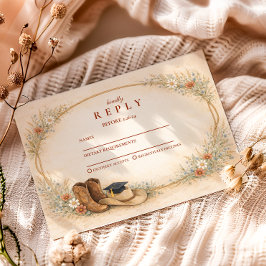 Country Wildflower Graduation Party OSA Kort