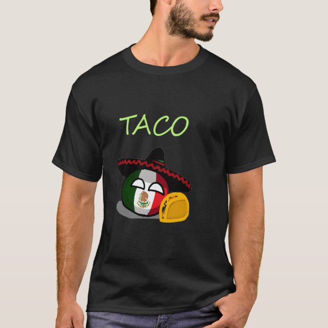 Countryballs Mexico T Shirt (Framsida)